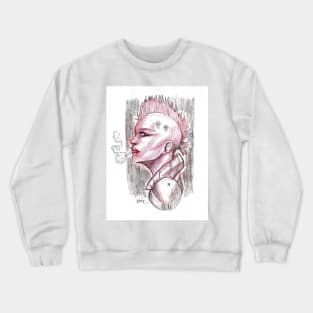 Punk girl Crewneck Sweatshirt